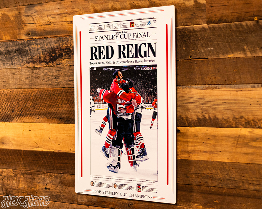 Chicago Tribune Blackhawks 2015 STANLEY CUP Front Page - JUNE 16, 2015