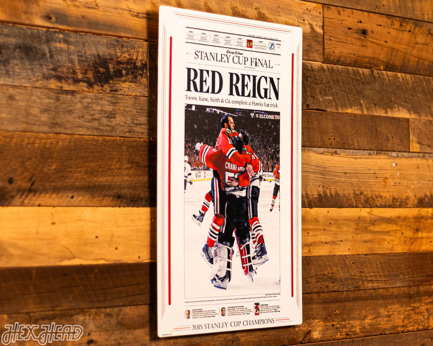 Chicago Tribune Blackhawks 2015 STANLEY CUP Front Page - JUNE 16, 2015