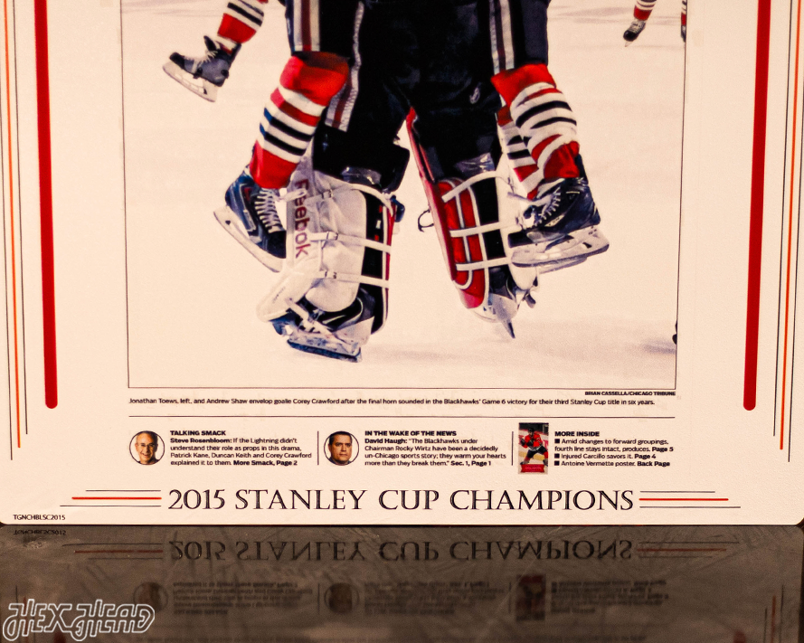 Chicago Tribune Blackhawks 2015 STANLEY CUP Front Page - JUNE 16, 2015