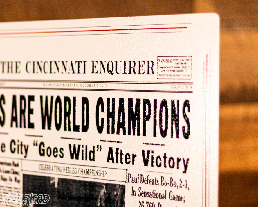 The Cincinnati Enquirer Reds 1940 WORLD SERIES Front Page - OCT 9, 1940