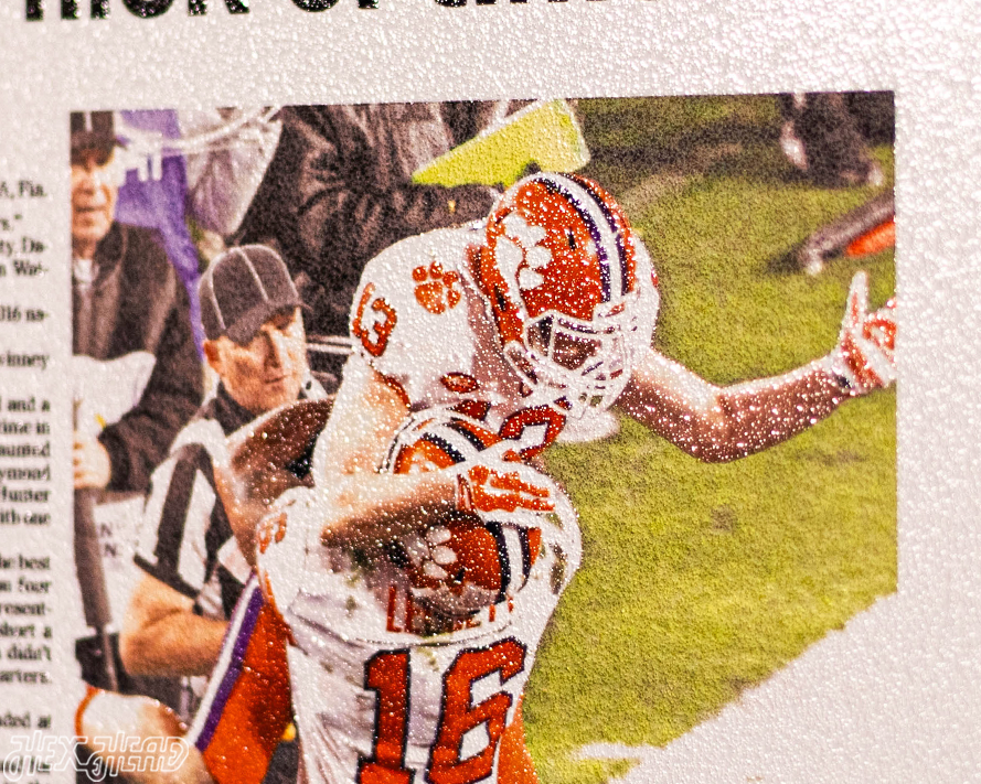 Greenville News Clemson Tigers 2016 Football National Champions Front Page - JAN 10, 2017