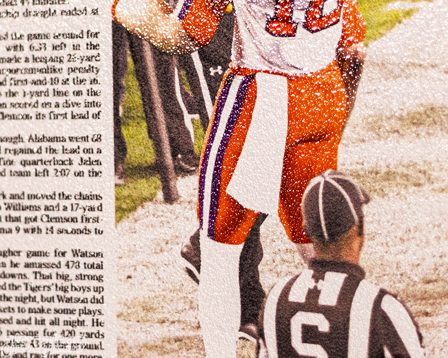 Greenville News Clemson Tigers 2016 Football National Champions Front Page - JAN 10, 2017