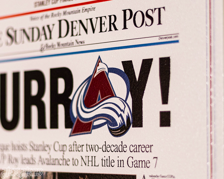 Sunday Denver Post Colorado Avalanche 2001 STANLEY CUP Front Page - JUNE 10, 2001