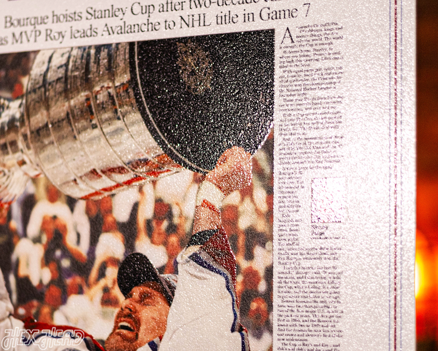 Sunday Denver Post Colorado Avalanche 2001 STANLEY CUP Front Page - JUNE 10, 2001