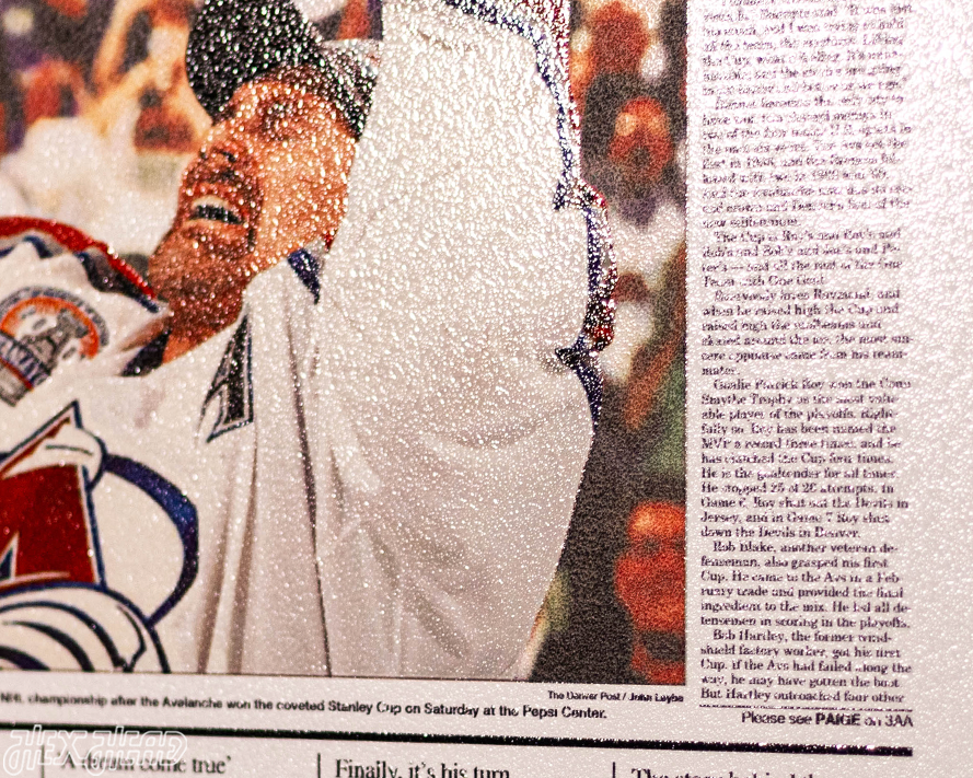 Sunday Denver Post Colorado Avalanche 2001 STANLEY CUP Front Page - JUNE 10, 2001