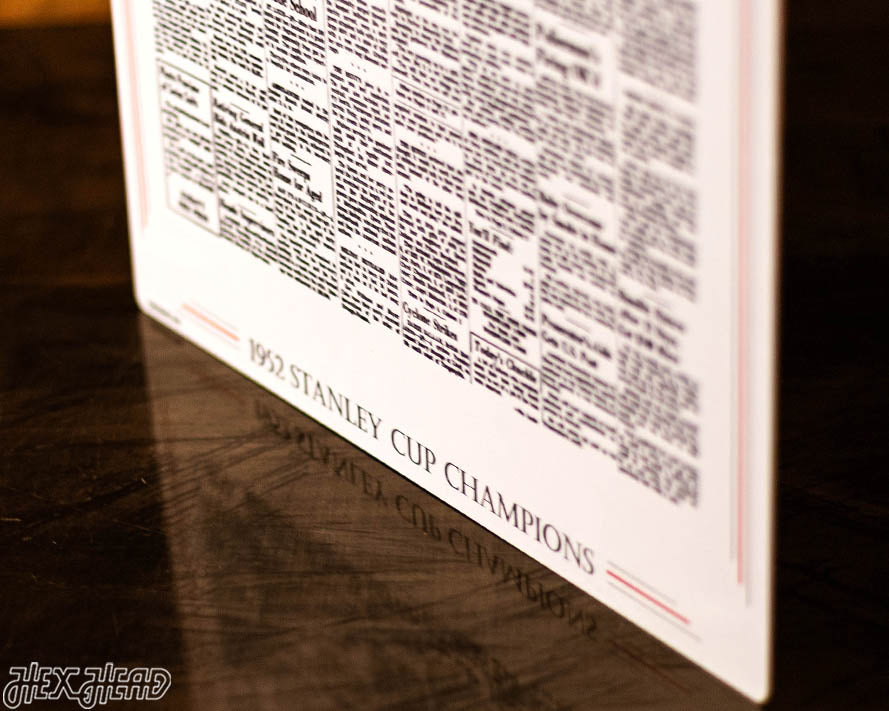 Detroit Free Press Red Wings 1952 Stanley Cup Front Page - APRIL 16, 1952