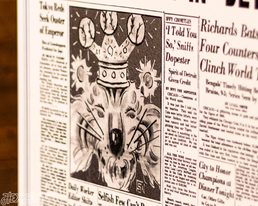 Detroit Free Press Tigers 1945 WORLD SERIES Front Page - OCT 11, 1945