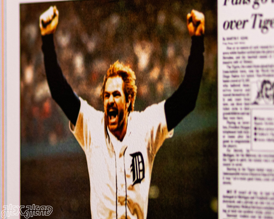 Detroit Free Press Tigers 1984 WORLD SERIES Front Page - OCT 15, 1984