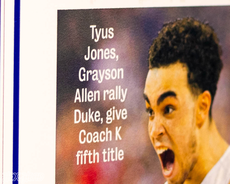 The News & Observer Duke Blue Devils 2015 National Basketball Champions Front Page - April 7, 2015