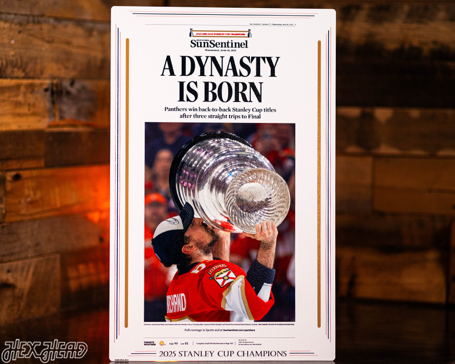 Sun Sentinel Florida Panthers 2025 STANLEY CUP Front Page - JUNE 18, 2025