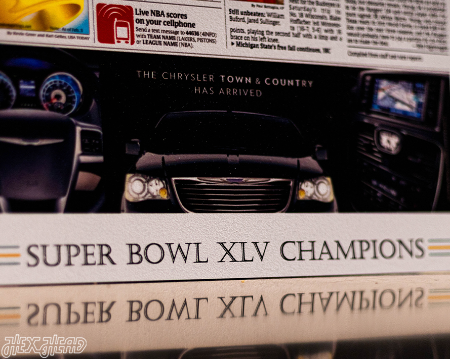 USA Today Green Bay Packers 2011 SUPER BOWL Front Page - FEB 7, 2011