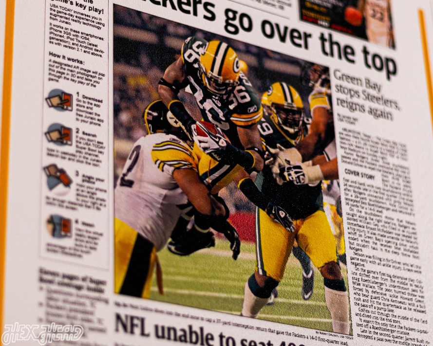 USA Today Green Bay Packers 2011 SUPER BOWL Front Page - FEB 7, 2011