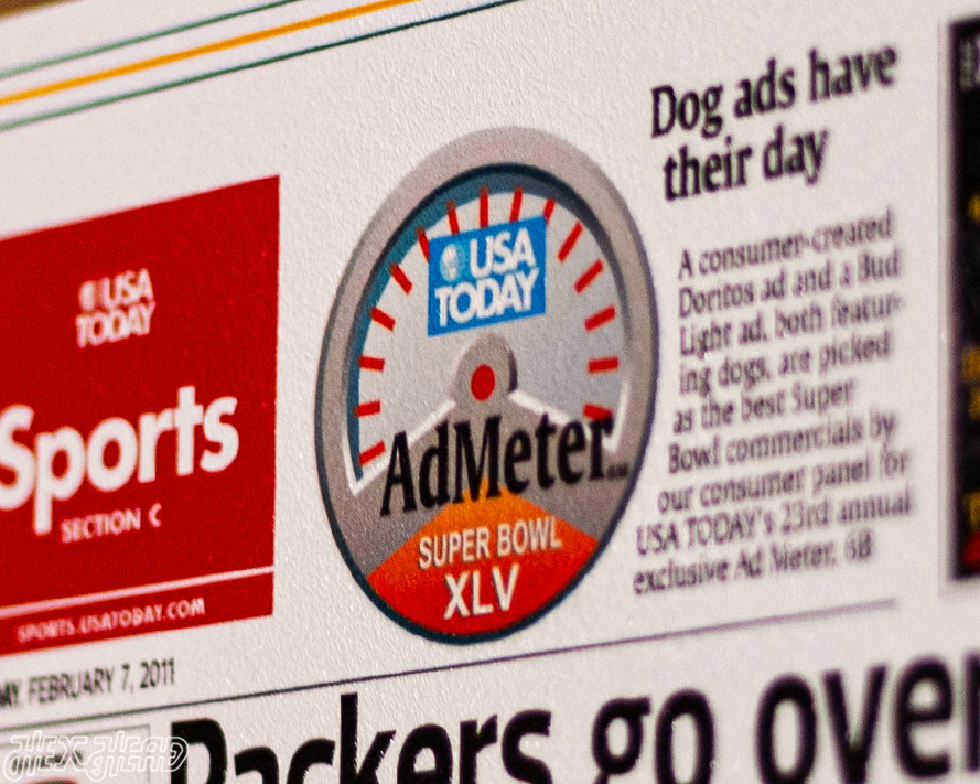 USA Today Green Bay Packers 2011 SUPER BOWL Front Page - FEB 7, 2011