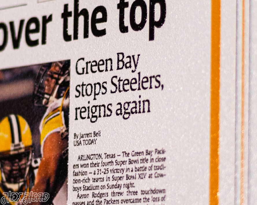 USA Today Green Bay Packers 2011 SUPER BOWL Front Page - FEB 7, 2011