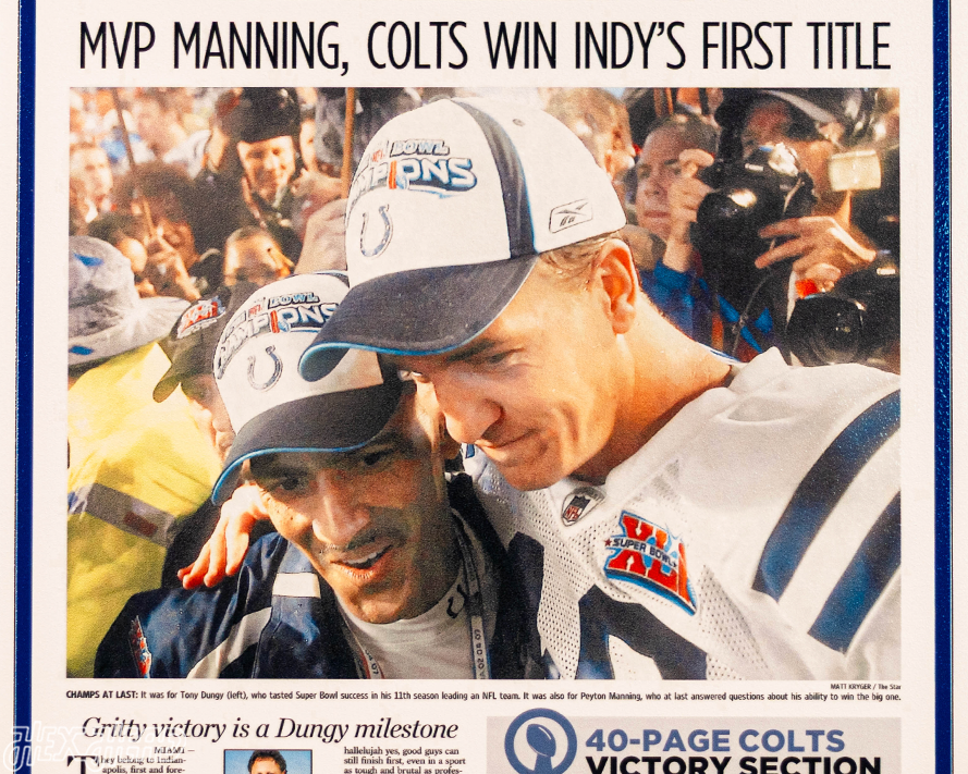 The Indianapolis Star Colts XLI SUPER BOWL Front Page - FEB 5, 2007