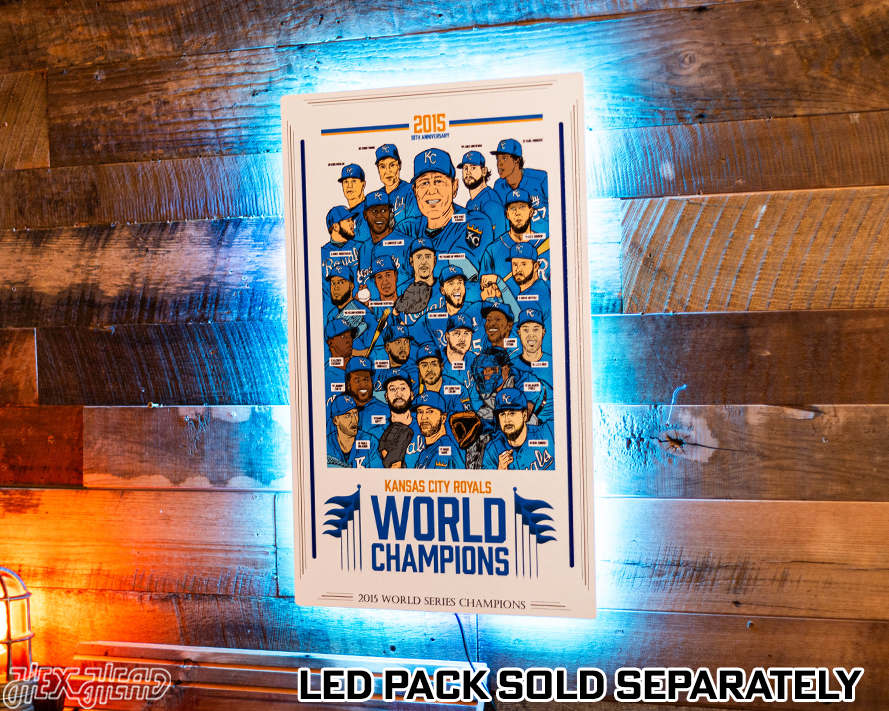 Kansas City Royals 2015 10TH Anniversary WORLD SERIES Front Page