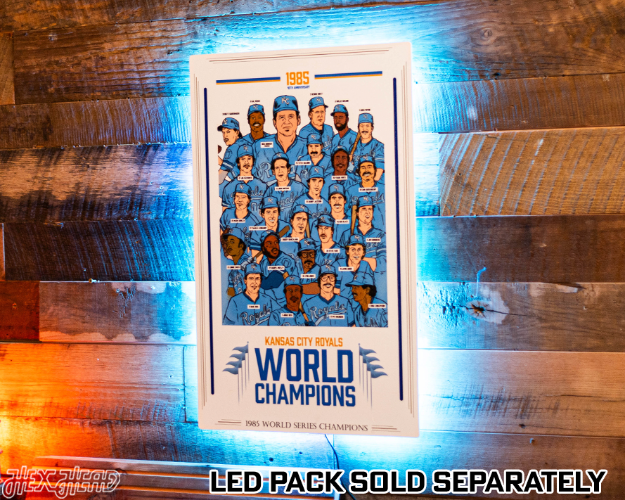 Kansas City Royals 1985 40TH Anniversary WORLD SERIES Front Page