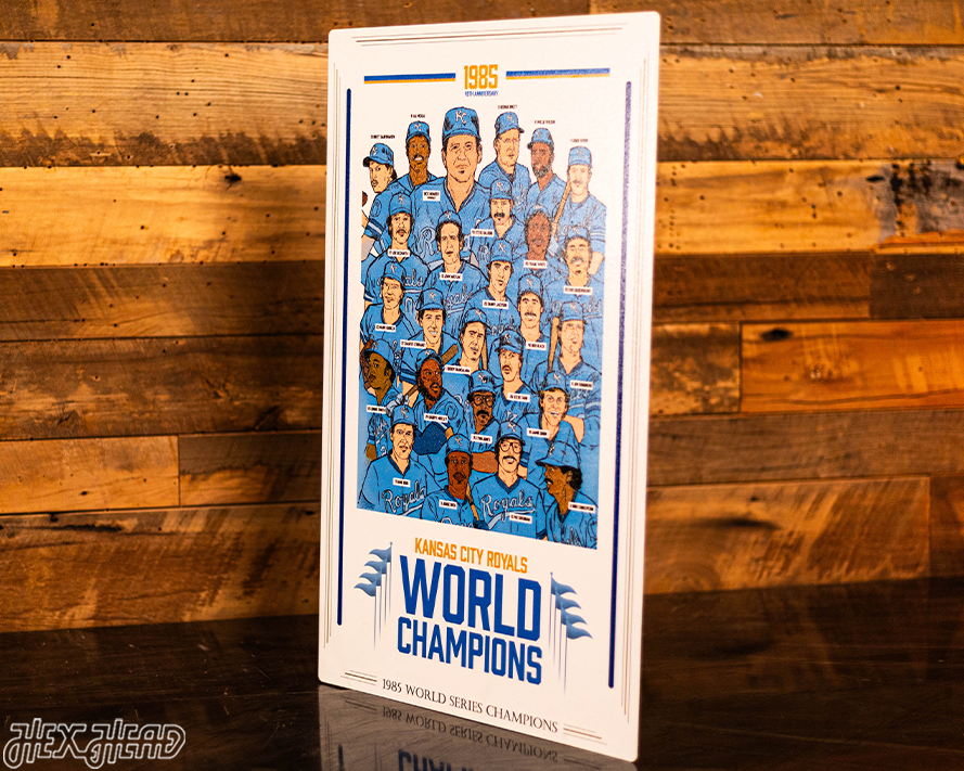 Kansas City Royals 1985 40TH Anniversary WORLD SERIES Front Page