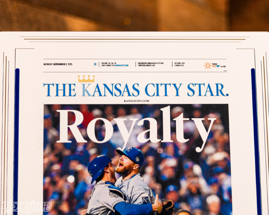 Kansas City Star Royals 2015 WORLD SERIES Front Page - NOV 2, 2015