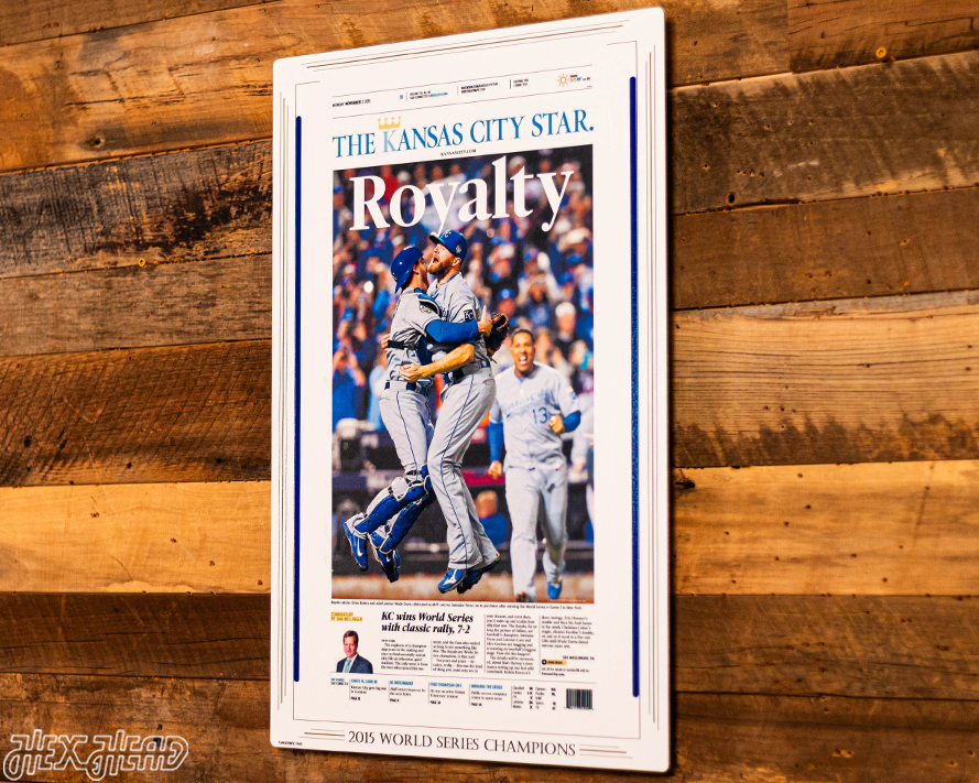 Kansas City Star Royals 2015 WORLD SERIES Front Page - NOV 2, 2015