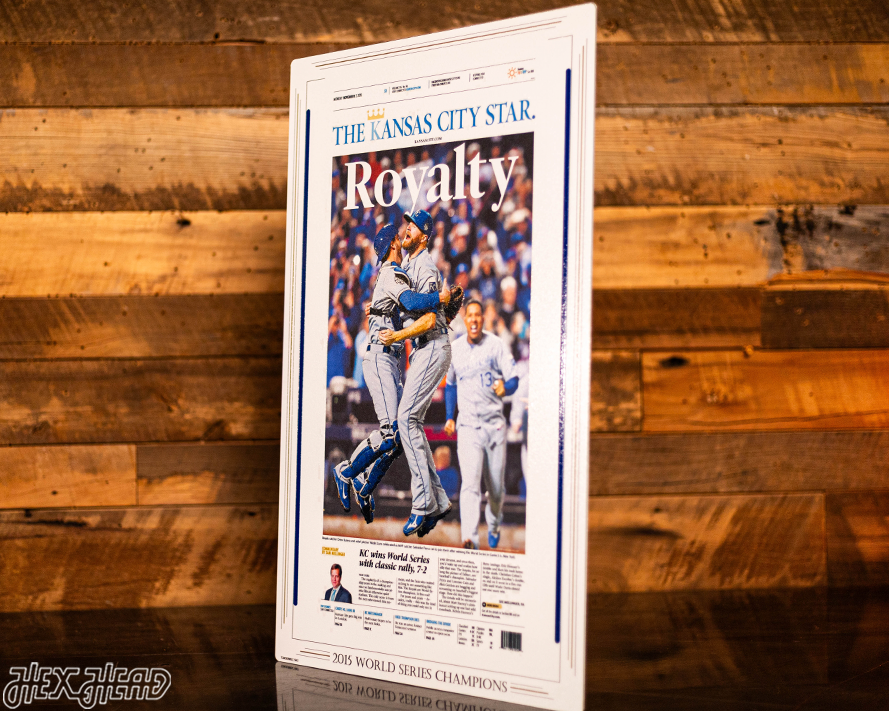 Kansas City Star Royals 2015 WORLD SERIES Front Page - NOV 2, 2015