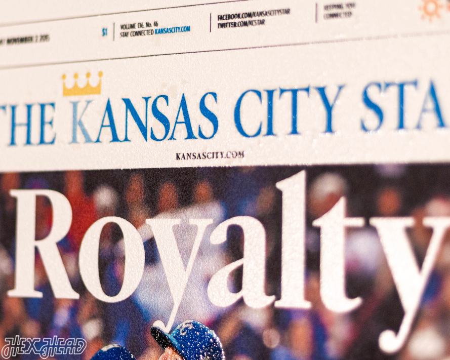 Kansas City Star Royals 2015 WORLD SERIES Front Page - NOV 2, 2015