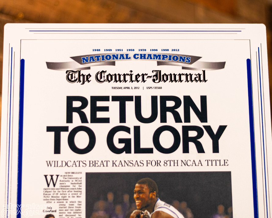 The Courier-Journal Kentucky Wildcats 2012 Basketball National Champions Front Page - APRIL 3, 2012