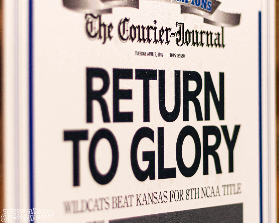 The Courier-Journal Kentucky Wildcats 2012 Basketball National Champions Front Page - APRIL 3, 2012
