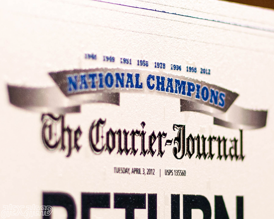 The Courier-Journal Kentucky Wildcats 2012 Basketball National Champions Front Page - APRIL 3, 2012