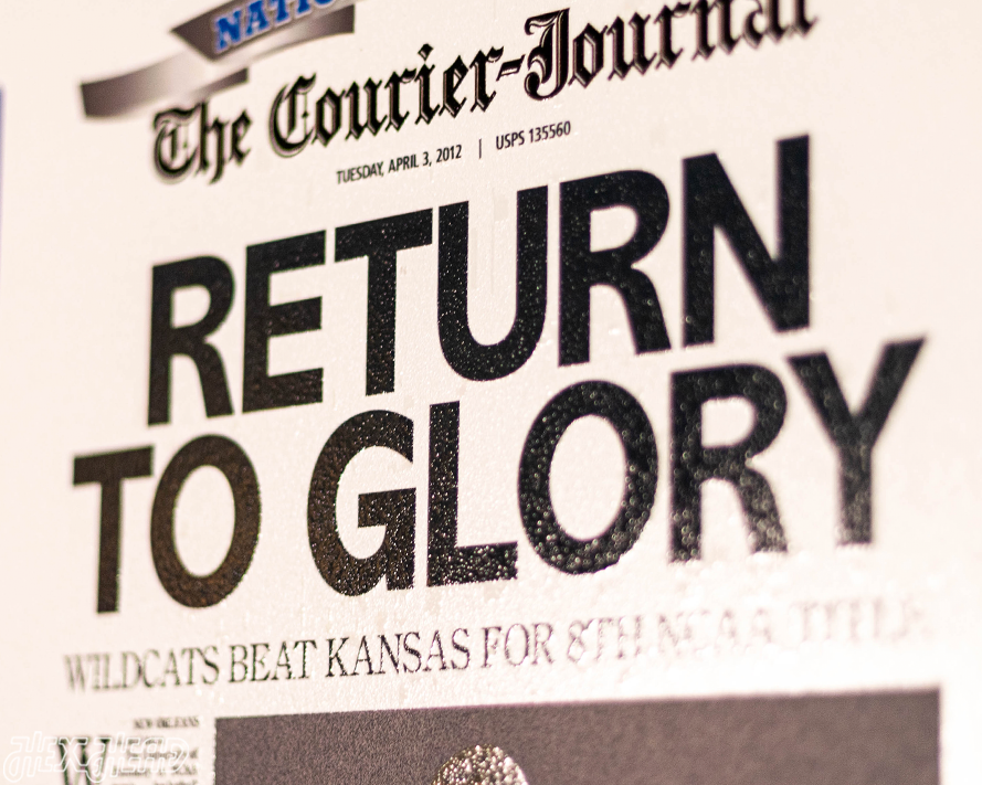 The Courier-Journal Kentucky Wildcats 2012 Basketball National Champions Front Page - APRIL 3, 2012