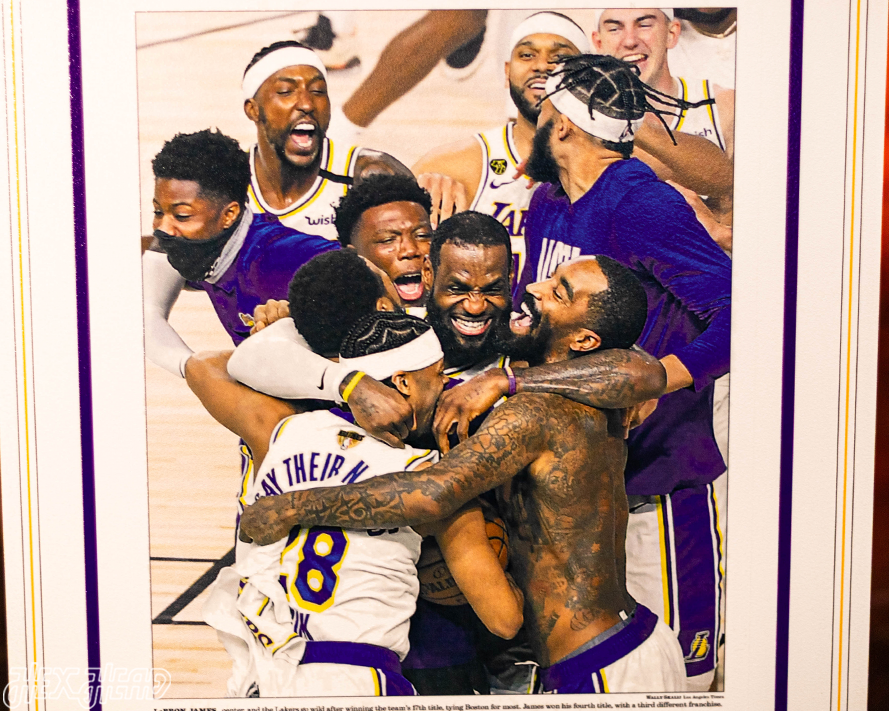 Los Angeles Times Lakers 2020 NBA FINALS Front Page - OCT 12, 2020
