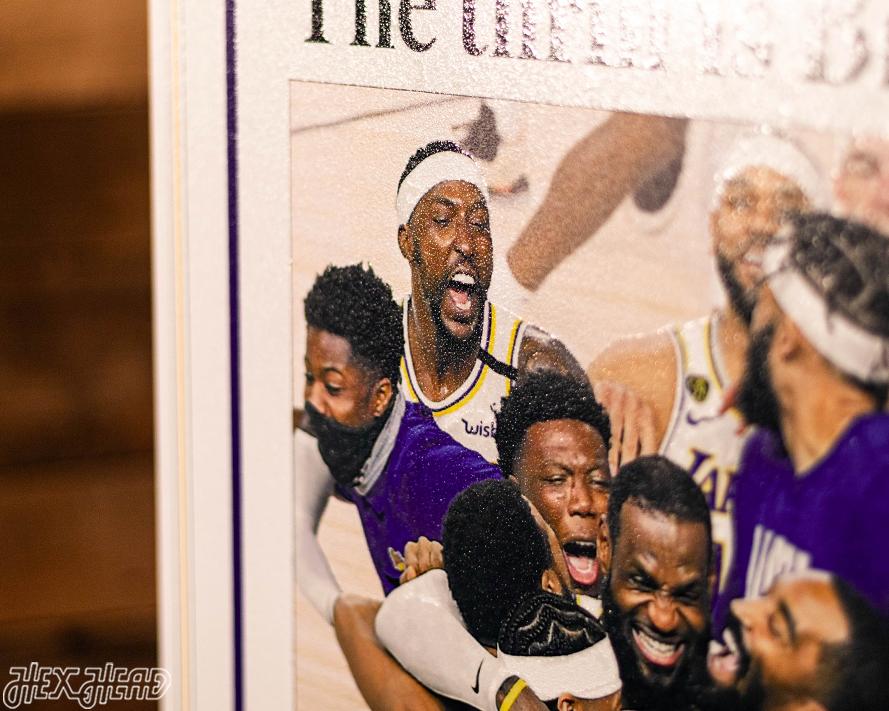 Los Angeles Times Lakers 2020 NBA FINALS Front Page - OCT 12, 2020