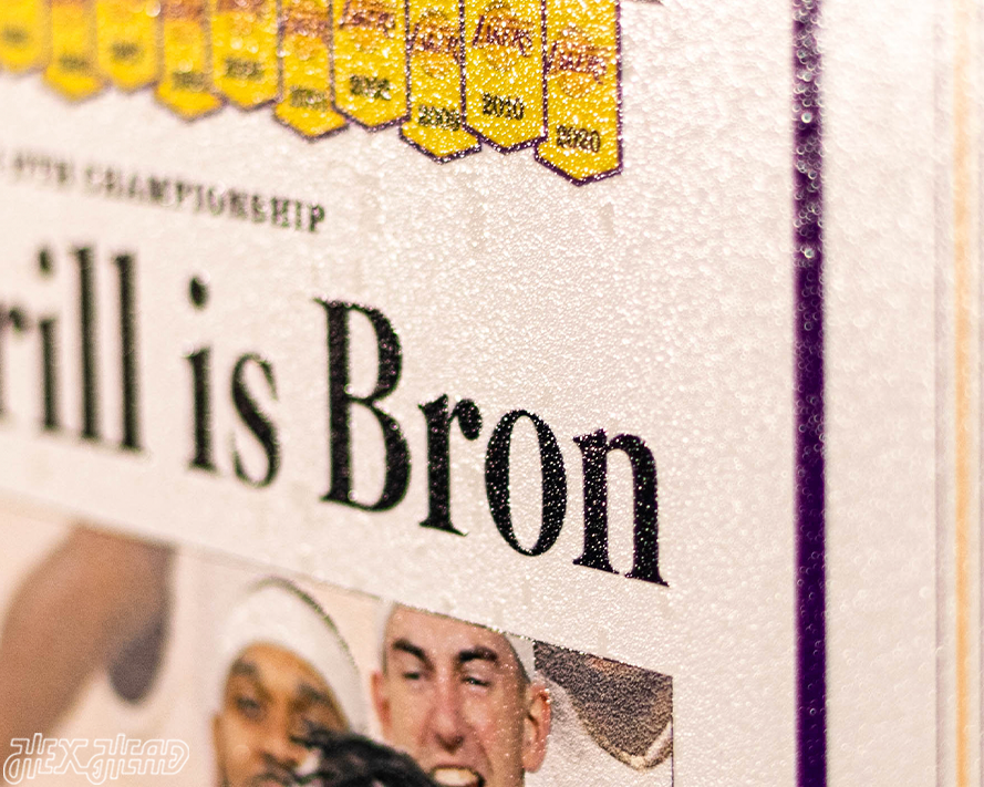 Los Angeles Times Lakers 2020 NBA FINALS Front Page - OCT 12, 2020