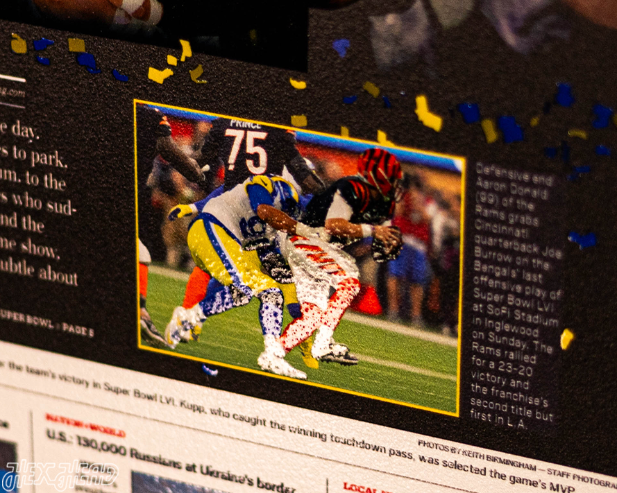 Daily News Los Angeles Rams LVI SUPER BOWL Front Page - FEB 14, 2022