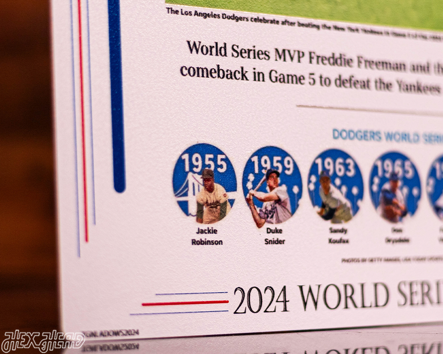 USA Today Dodgers 2024 WORLD SERIES Front Page - OCT 30, 2024