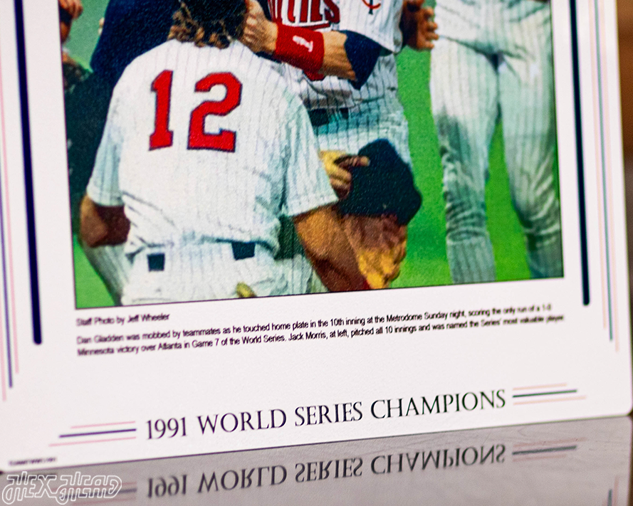 Star Tribune Minnesota Twins 1991 WORLD SERIES Front Page - OCT 28, 1991