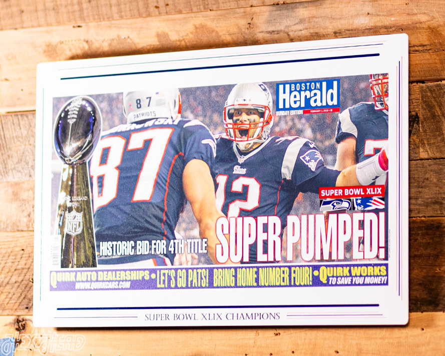 Boston Herald New England Patriots 2015 Super Bowl Front Page - FEB 1, 2015