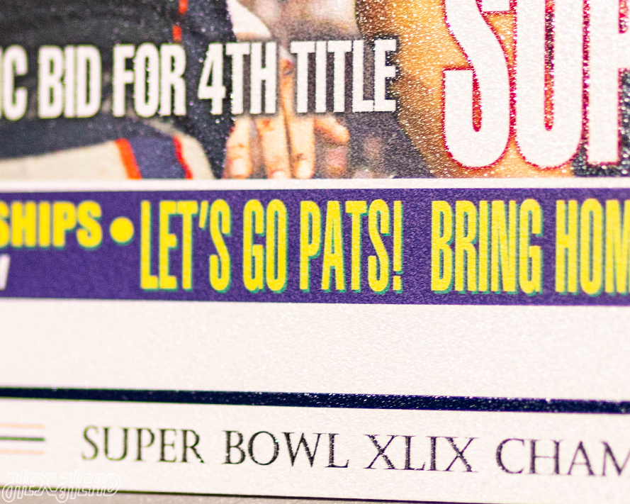 Boston Herald New England Patriots 2015 Super Bowl Front Page - FEB 1, 2015