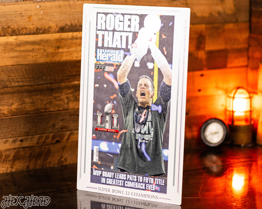 Boston Herald New England Patriots 2017 Super Bowl Front Page - FEB 6, 2017