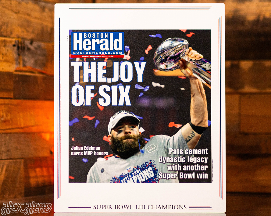 Boston Herald New England Patriots 2019 Super Bowl Front Page - FEB 4, 2019