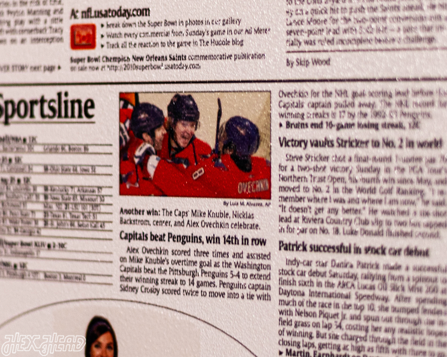 USA Today New Orleans Saints 2010 Super Bowl Front Page - FEB 8, 2010