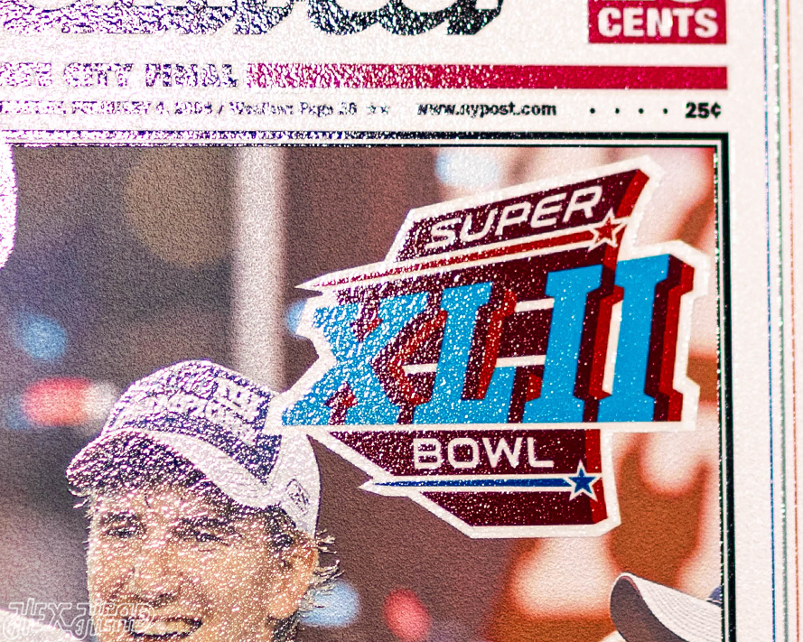 New York Post Giants 2008 Super Bowl Front Page - FEB 4, 2008