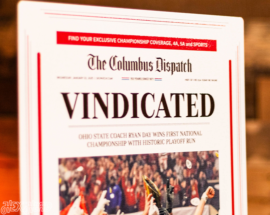 Columbus Dispatch Ohio State 2024 Football National Champions Front Page - JAN 22, 2024