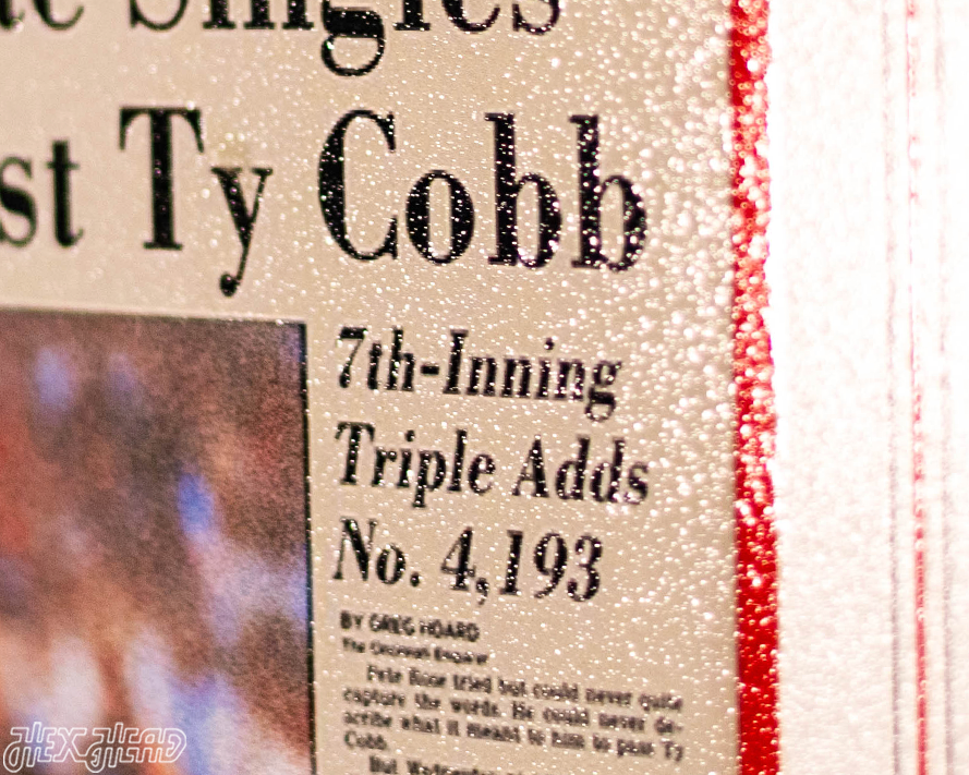 The Cincinnati Enquirer Pete Rose Hit Record Front Page - SEP 12, 1985