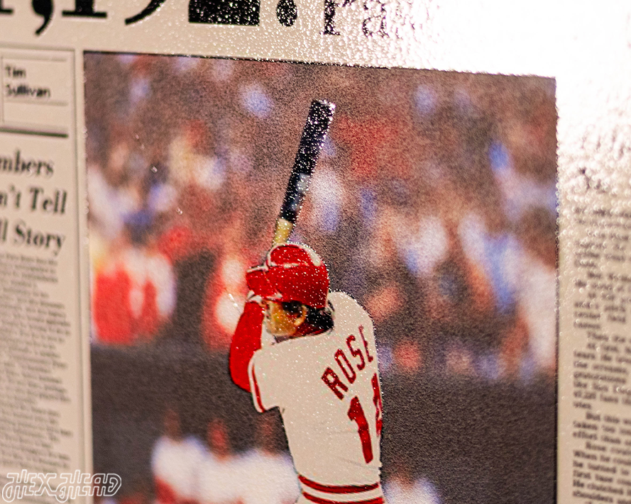 The Cincinnati Enquirer Pete Rose Hit Record Front Page - SEP 12, 1985