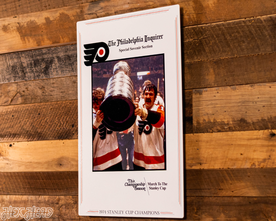 The Philadelphia Inquirer Flyers 1974 STANLEY CUP Front Page - MAY 20, 1974