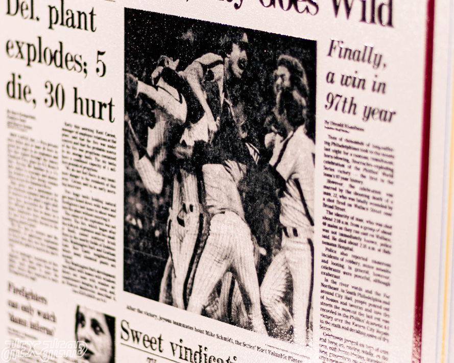 Philadelphia Inquirer Phillies 1980 WORLD SERIES Front Page - OCT 22, 1980