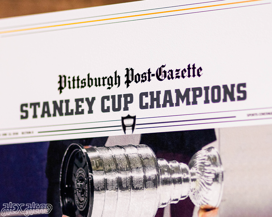 Pittsburgh Post-Gazette Penguins 2016 STANLEY CUP Front Page - JUNE 13, 2016