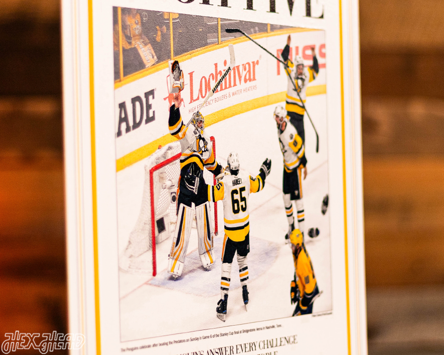 Pittsburgh Post-Gazette Penguins 2017 STANLEY CUP Front Page - JUNE 12, 2017