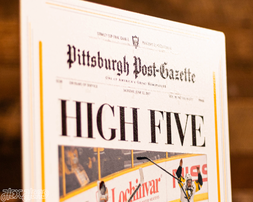 Pittsburgh Post-Gazette Penguins 2017 STANLEY CUP Front Page - JUNE 12, 2017